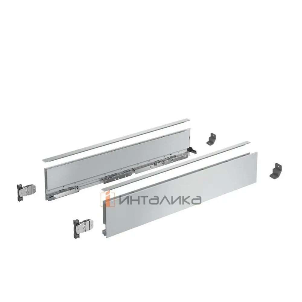 Фото 2 Комплект фурнитуры ящика HETTICH AvanTech YOU полного выдвижения с Silent System 270x101 мм серебристый Фото 2 Комплект фурнитуры ящика HETTICH AvanTech YOU полного выдвижения с Silent System 270x101 мм серебристый