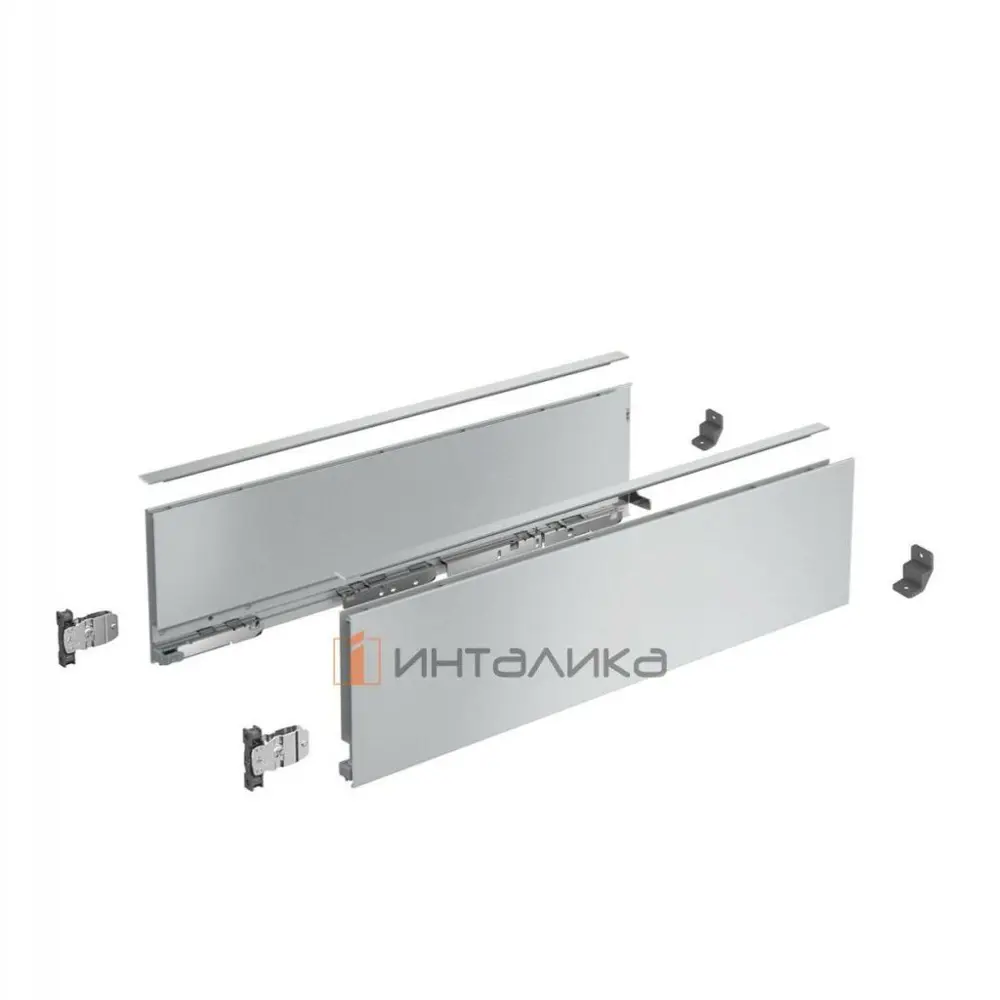Фото 2 Комплект фурнитуры ящика HETTICH AvanTech YOU полного выдвижения с Silent System 300x139 мм серебристый Фото 2 Комплект фурнитуры ящика HETTICH AvanTech YOU полного выдвижения с Silent System 300x139 мм серебристый