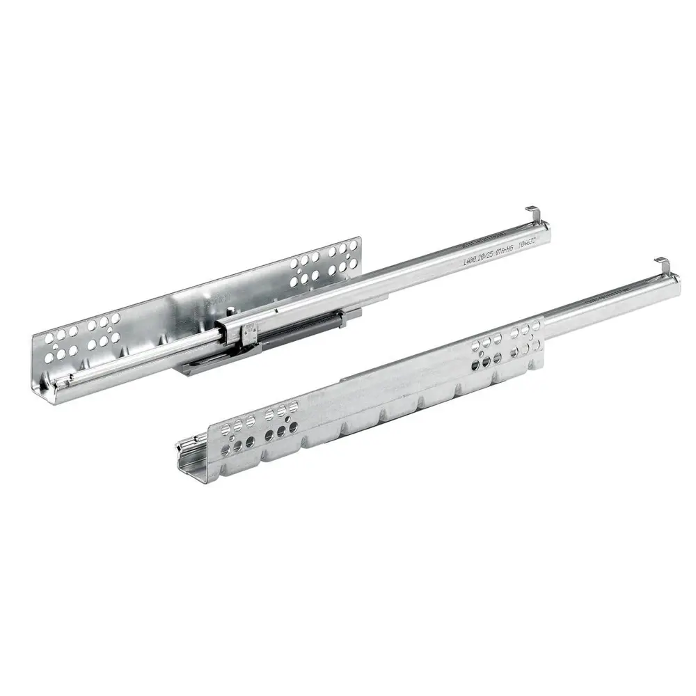 Фото 4 Комплект фурнитуры ящика Hettich InnoTech Atira Quadro 25 с доводчиком Silent System частичное выдвижение 470x176 мм с релингом антрацит Фото 4 Комплект фурнитуры ящика Hettich InnoTech Atira Quadro 25 с доводчиком Silent System частичное выдвижение 470x176 мм с релингом антрацит