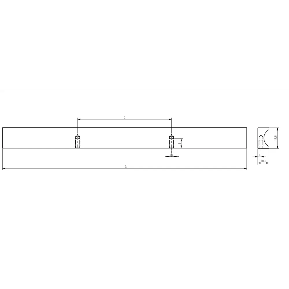 Фото 2 Мебельная ручка-профиль GTV Groove алюминий 320 мм Фото 2 Мебельная ручка-профиль GTV Groove алюминий 320 мм