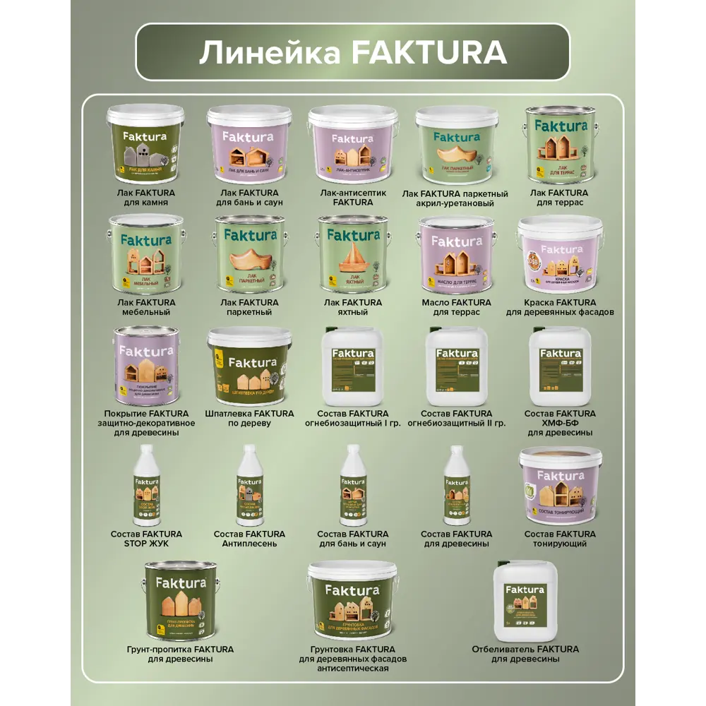 Фото 6 Лак Faktura для камня 5 л