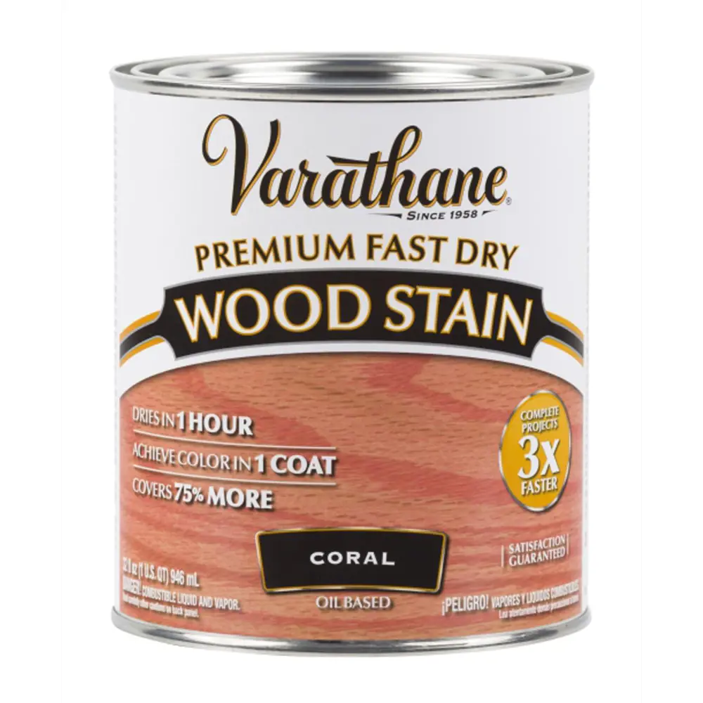 Фото Масло Varathane Fast Dry быстросохнущее тонирующее цвет коралловый 0.946 л Фото Масло Varathane Fast Dry быстросохнущее тонирующее цвет коралловый 0.946 л