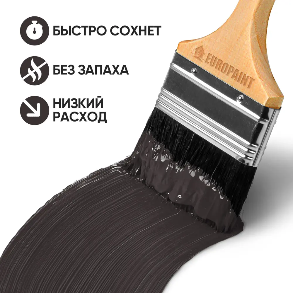 Фото 2 Краска фасадная EUROPAINT В_ЛМ_1111_ТР4 3 л цвет трюфель Фото 2 Краска фасадная EUROPAINT В_ЛМ_1111_ТР4 3 л цвет трюфель
