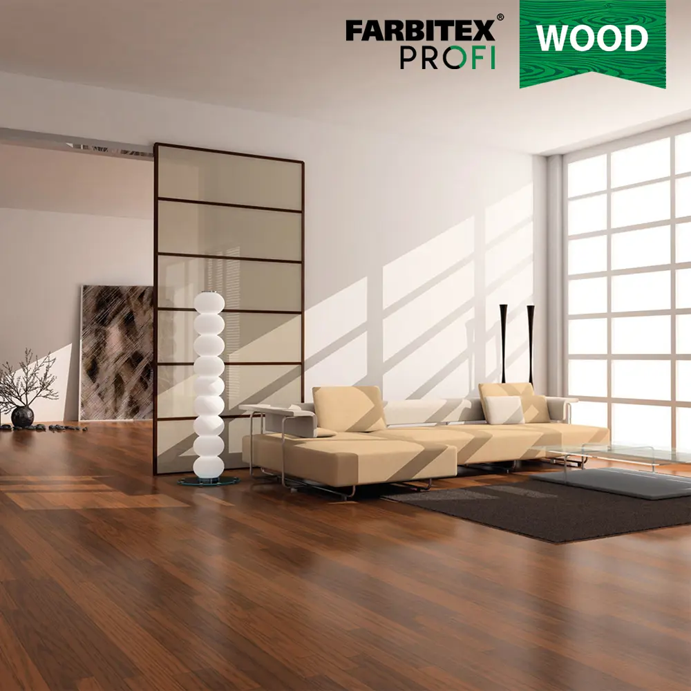 Фото 3 Лак паркетный FARBITEX ПРОФИ WOOD 4300005139 глянцевый бесцветный 3 л