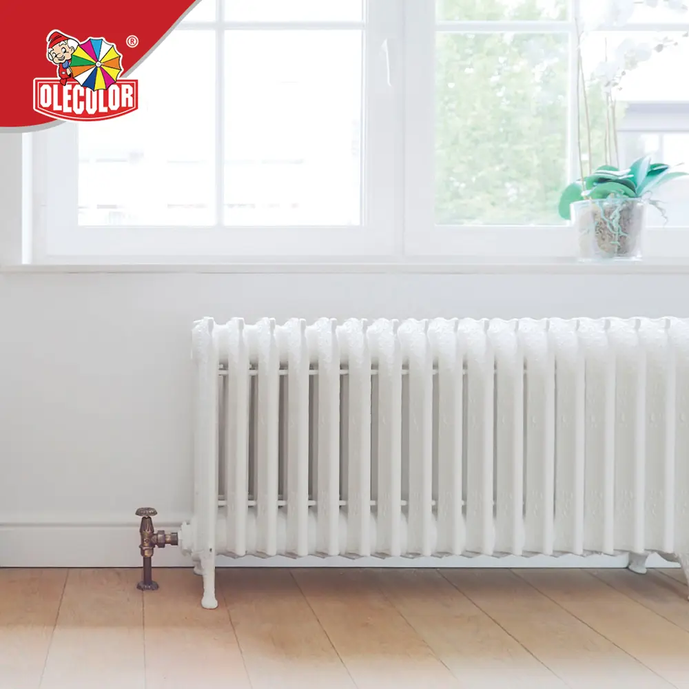 Фото 4 Эмаль для радиаторов OLECOLOR 4300007667 цвет белый 1 л Фото 4 Эмаль для радиаторов OLECOLOR 4300007667 цвет белый 1 л