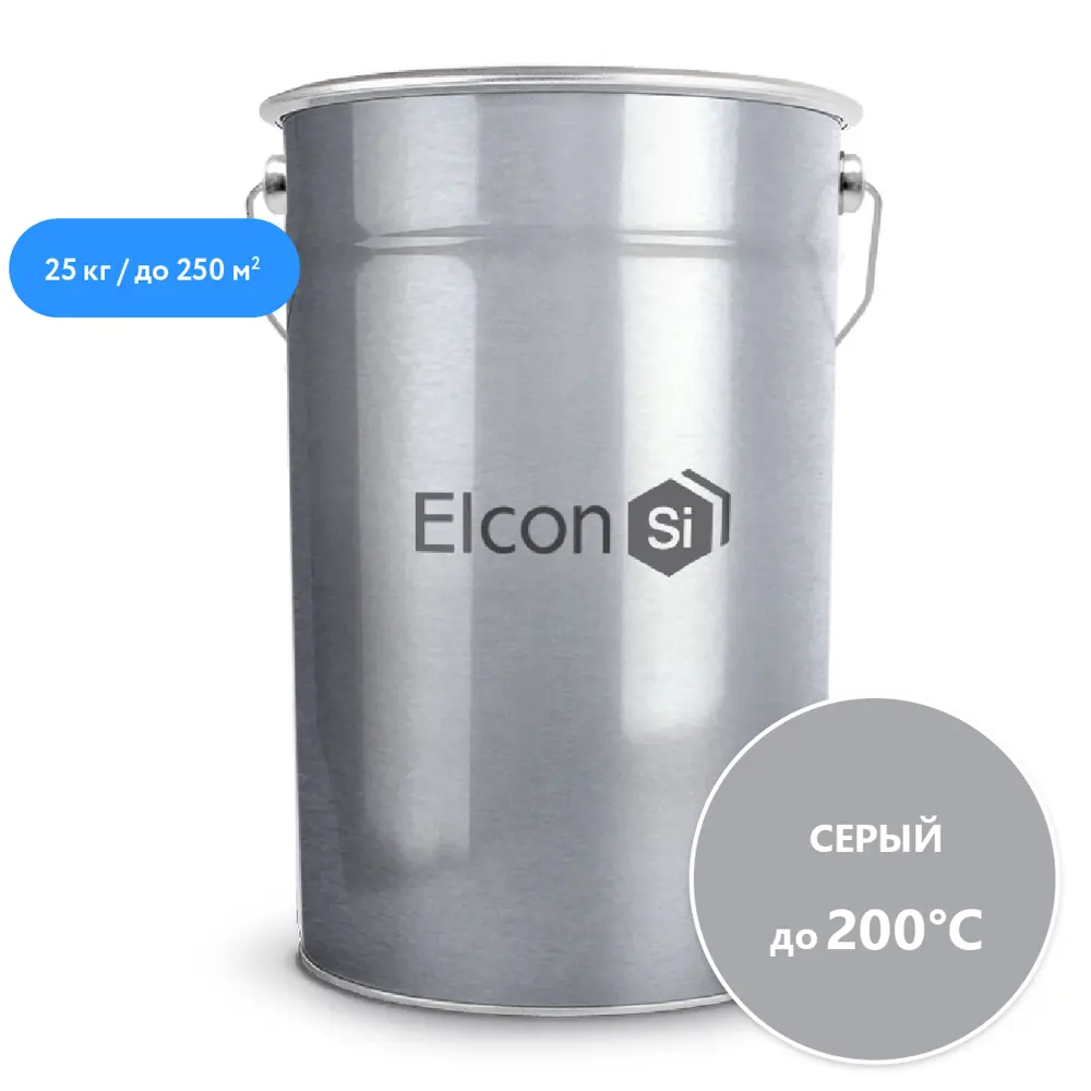 Фото Эмаль ELCON КО-8101 цвет серый 25 л Фото Эмаль ELCON КО-8101 цвет серый 25 л
