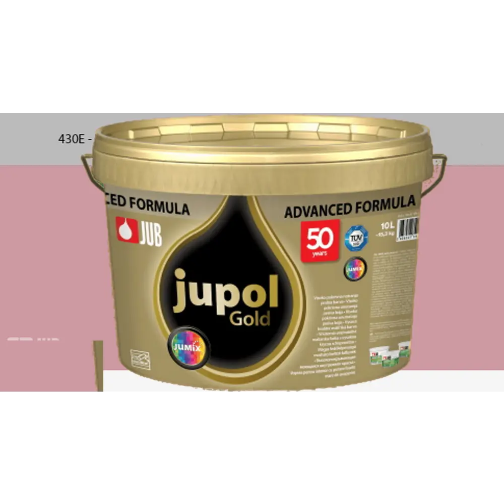 Фото Краска для стен и потолков JUB 1009806-430E JUPOL GOLD цвет бордовый база А 2 л Фото Краска для стен и потолков JUB 1009806-430E JUPOL GOLD цвет бордовый база А 2 л