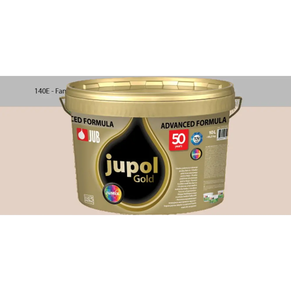 Фото Краска для стен и потолков высокоукрывистая моющаяся Jub Jupol Gold 1009806 цвет 140e бежевый 2 л Фото Краска для стен и потолков высокоукрывистая моющаяся Jub Jupol Gold 1009806 цвет 140e бежевый 2 л