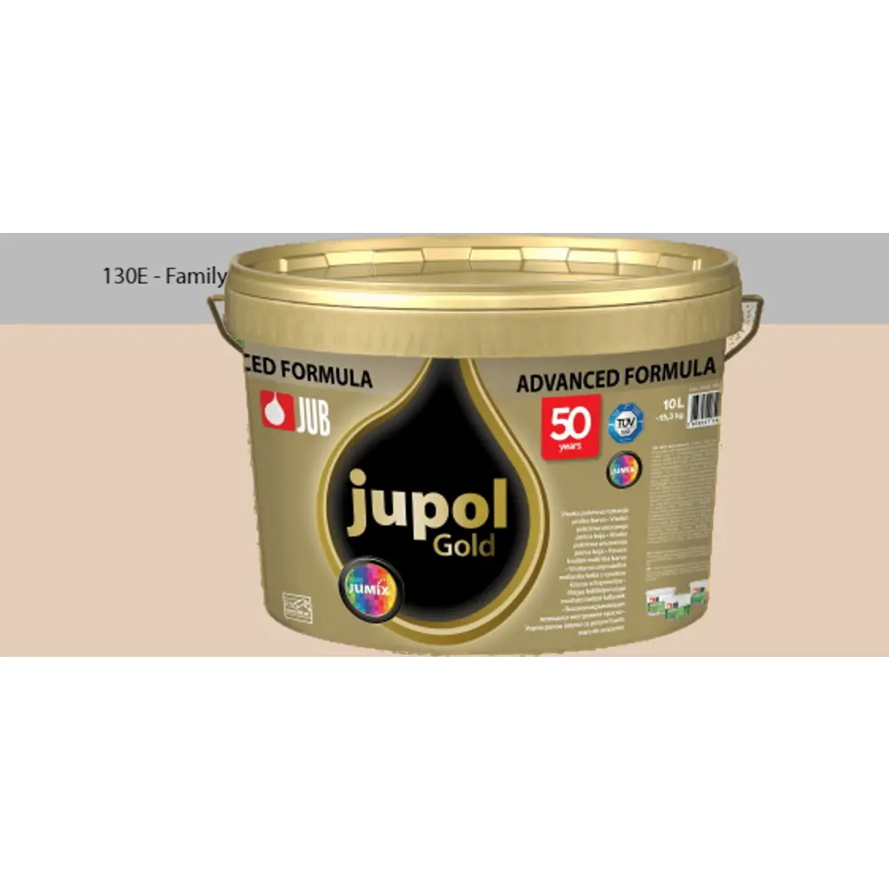Фото Краска для стен и потолков высокоукрывистая моющаяся Jub Jupol Gold 1009806 цвет 130e бежевый 2 л Фото Краска для стен и потолков высокоукрывистая моющаяся Jub Jupol Gold 1009806 цвет 130e бежевый 2 л