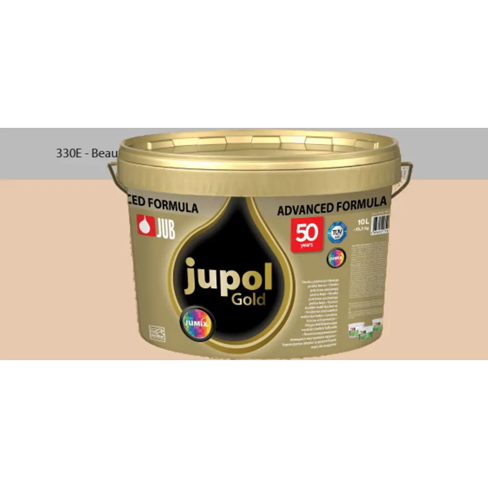 Фото Краска для стен и потолков высокоукрывистая моющаяся Jub Jupol Gold 1009806 цвет 330e бежевый 2 л Фото Краска для стен и потолков высокоукрывистая моющаяся Jub Jupol Gold 1009806 цвет 330e бежевый 2 л