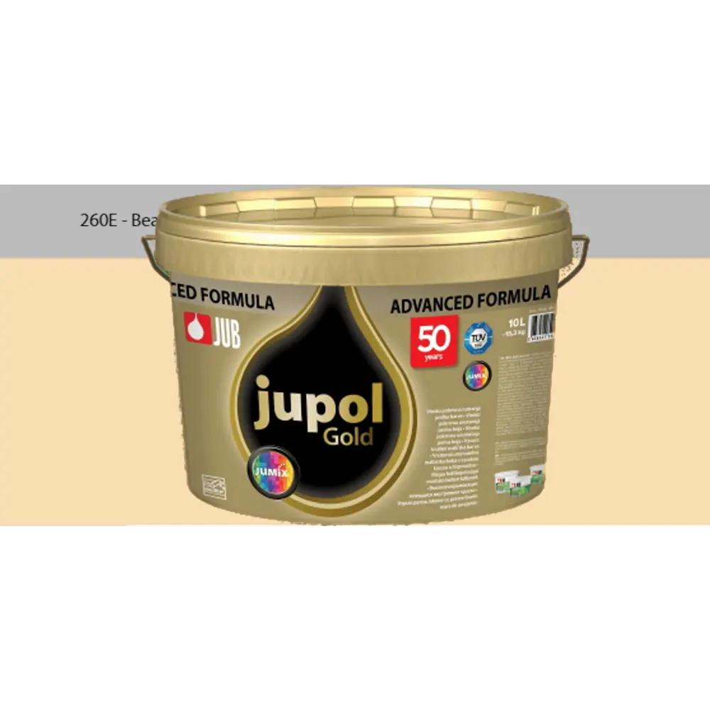 Фото Краска для стен и потолков высокоукрывистая моющаяся Jub Jupol Gold 1009806 цвет 260e светло-желтый 2 л Фото Краска для стен и потолков высокоукрывистая моющаяся Jub Jupol Gold 1009806 цвет 260e светло-желтый 2 л