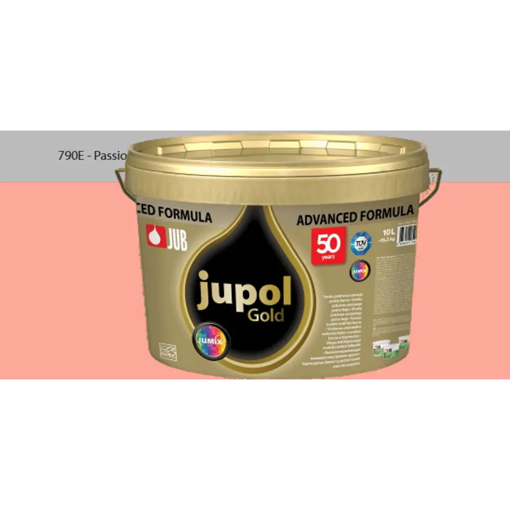 Фото Краска для стен и потолков высокоукрывистая моющаяся Jub Jupol Gold 1009806 цвет 790e розовый 2 л Фото Краска для стен и потолков высокоукрывистая моющаяся Jub Jupol Gold 1009806 цвет 790e розовый 2 л