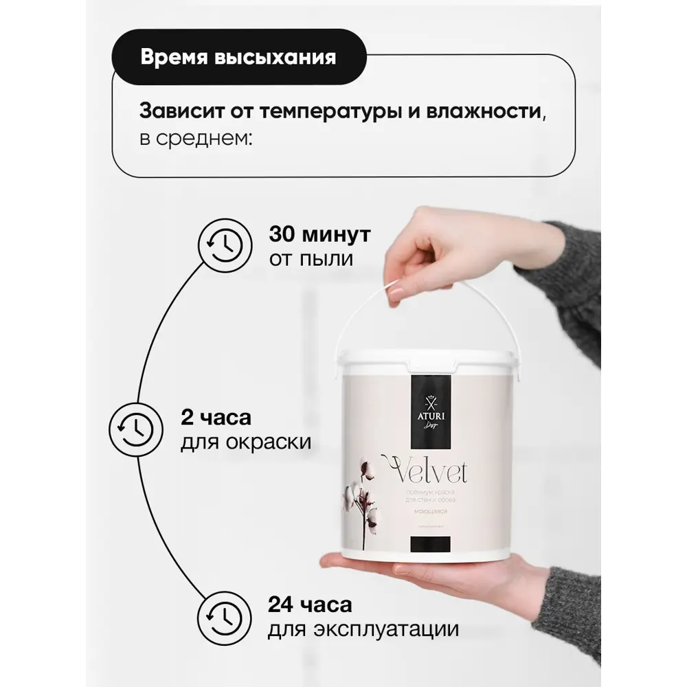 Фото 20 Краска-тестер для стен и обоев Aturi Design Velvet цвет дикий пион матовая светло розовый 60 гр Фото 20 Краска-тестер для стен и обоев Aturi Design Velvet цвет дикий пион матовая светло розовый 60 гр