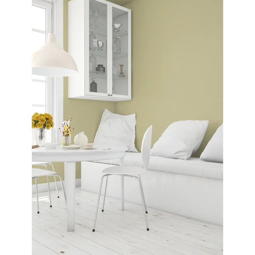 Фото 2 Краска колерованная D2 моющаяся Goodhim S цвет RAL 095 80 20 база А 8.9 л Фото 2 Краска колерованная D2 моющаяся Goodhim S цвет RAL 095 80 20 база А 8.9 л