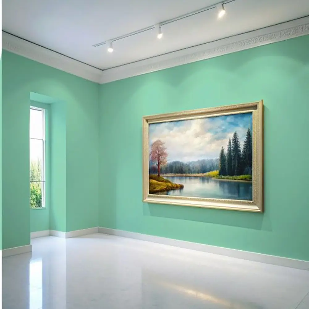Фото 3 Краска для стен и потолков моющаяся Profipaints Eco Interior Vision матовая цвет мятная свежесть 0.9л Фото 3 Краска для стен и потолков моющаяся Profipaints Eco Interior Vision матовая цвет мятная свежесть 0.9л