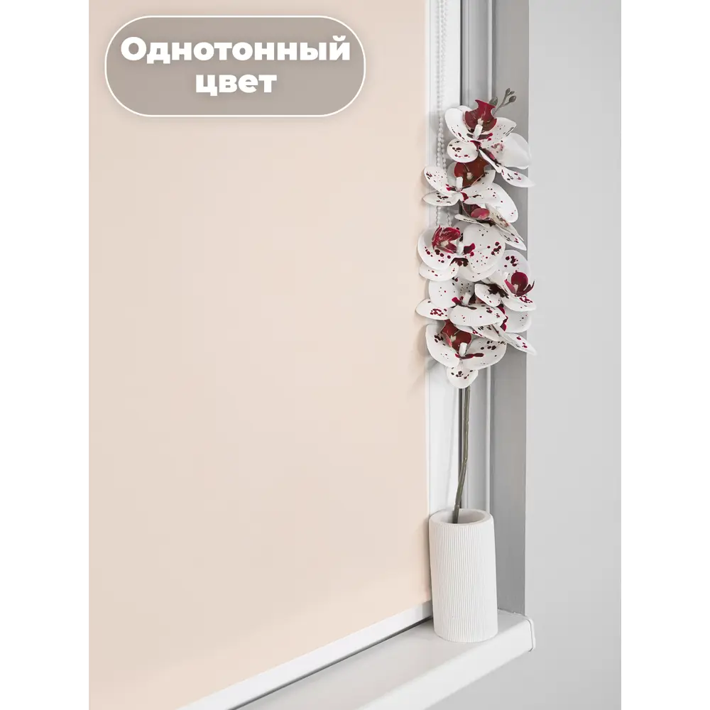 Фото 3 Рулонная штора Evoli 43x160 см цвет бежевый Фото 3 Рулонная штора Evoli 43x160 см цвет бежевый