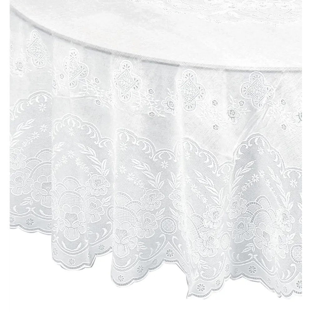 Фото Скатерть Niklen Ажур 2460, 137x137 см Фото Скатерть Niklen Ажур 2460, 137x137 см