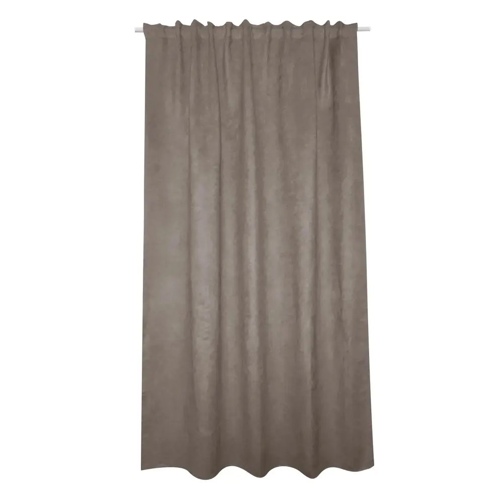 Фото 2 Штора на ленте Inspire Manchester 200x260 Taupe серо-коричневый Фото 2 Штора на ленте Inspire Manchester 200x260 Taupe серо-коричневый