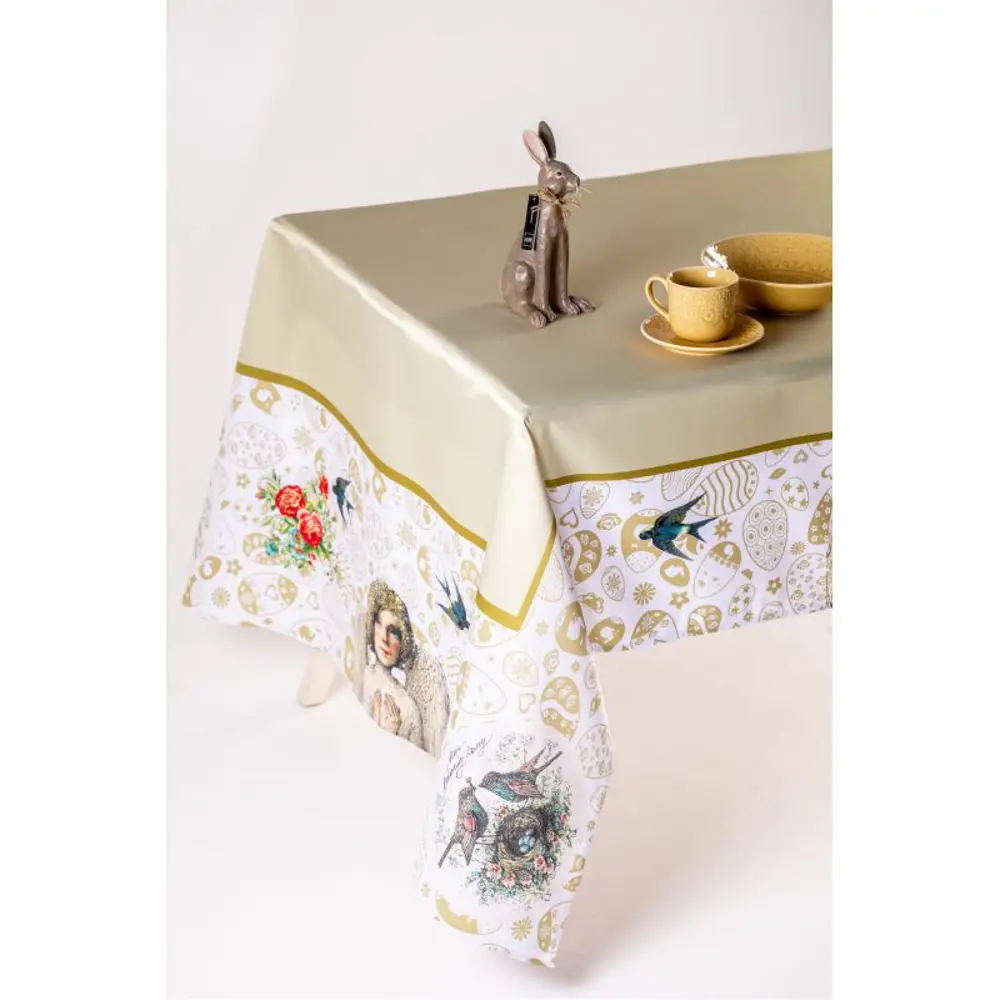 Фото Скатерть Myatashop прямоугольная Пасхальная 110x150 см Фото Скатерть Myatashop прямоугольная Пасхальная 110x150 см