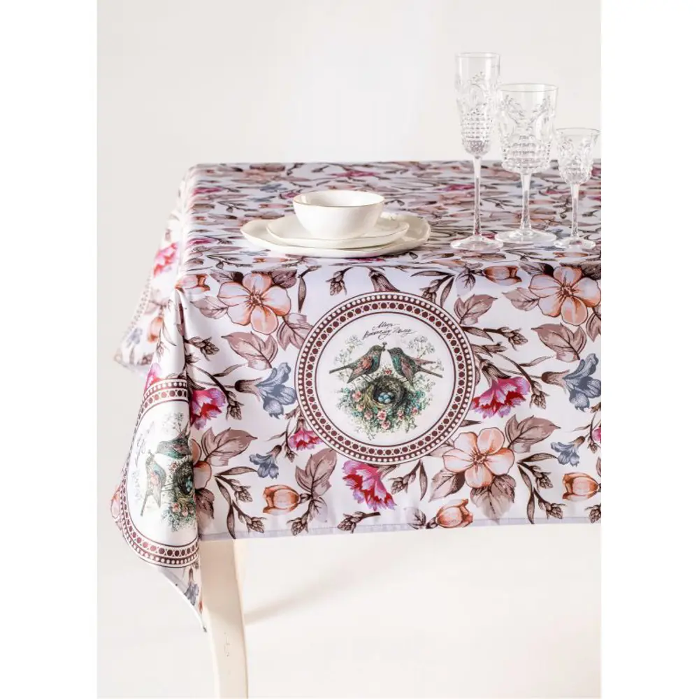 Фото 3 Скатерть Myatashop прямоугольная Лилии 110x150 см