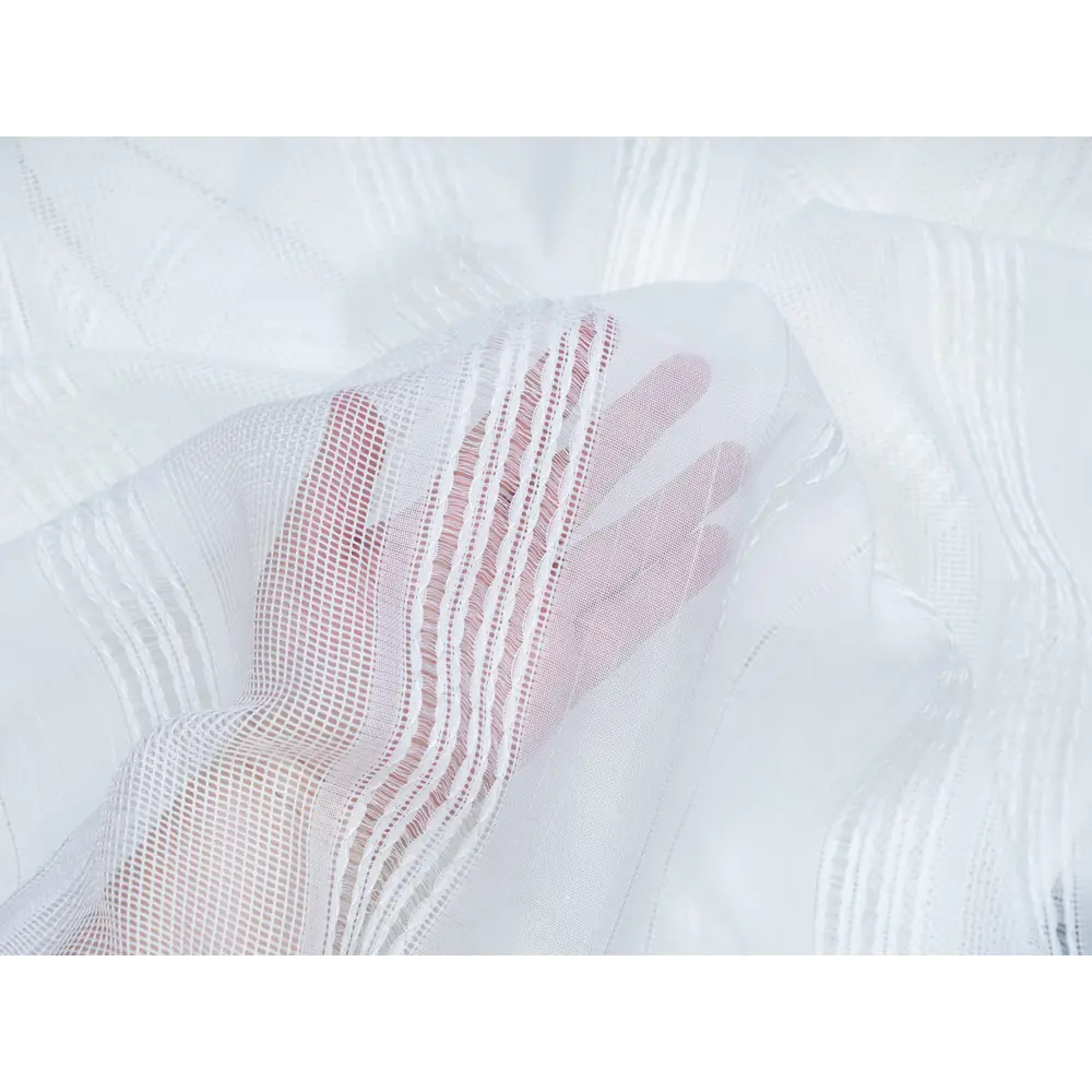 Фото 14 Тюль с мережкой Кристи YML555 на шторной ленте 240x500 см, цвет молочный Фото 14 Тюль с мережкой Кристи YML555 на шторной ленте 240x500 см, цвет молочный