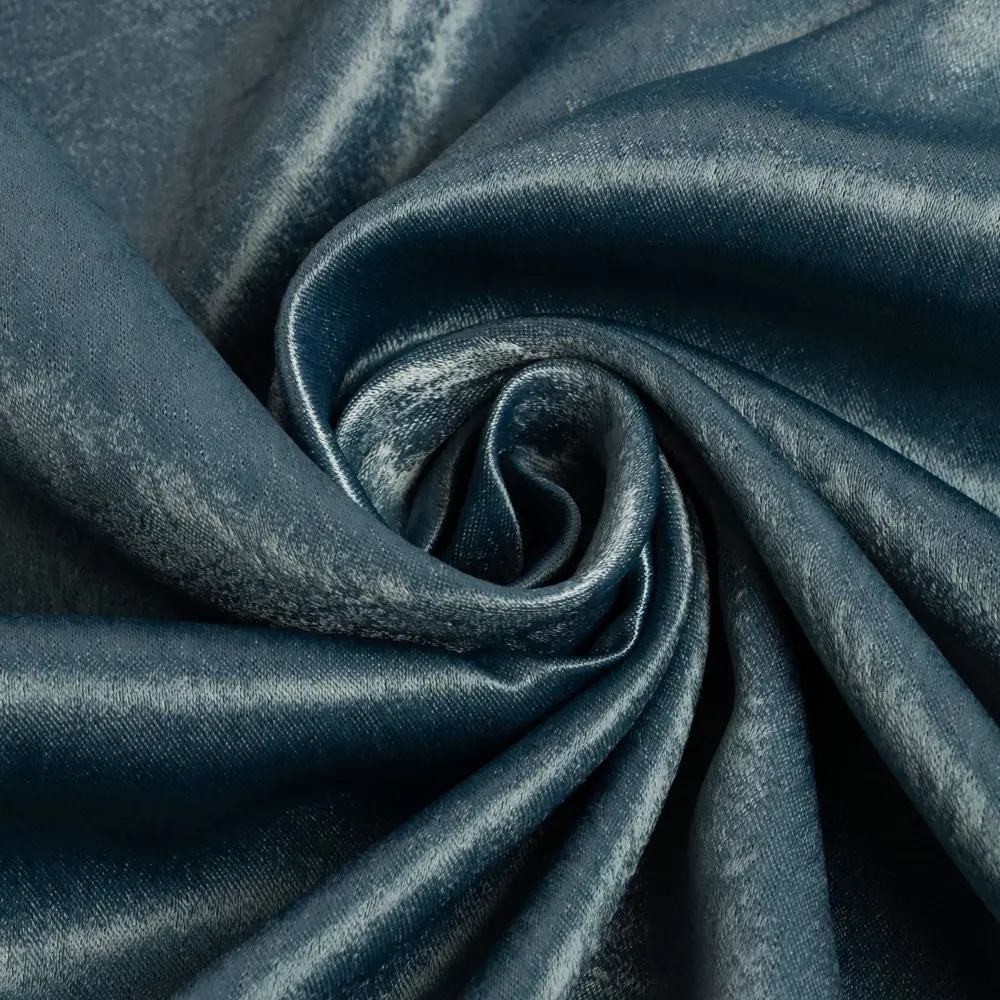 Фото 3 Штора Этель 5800336 на шторной ленте, 300x130 см, цвет бирюзовый