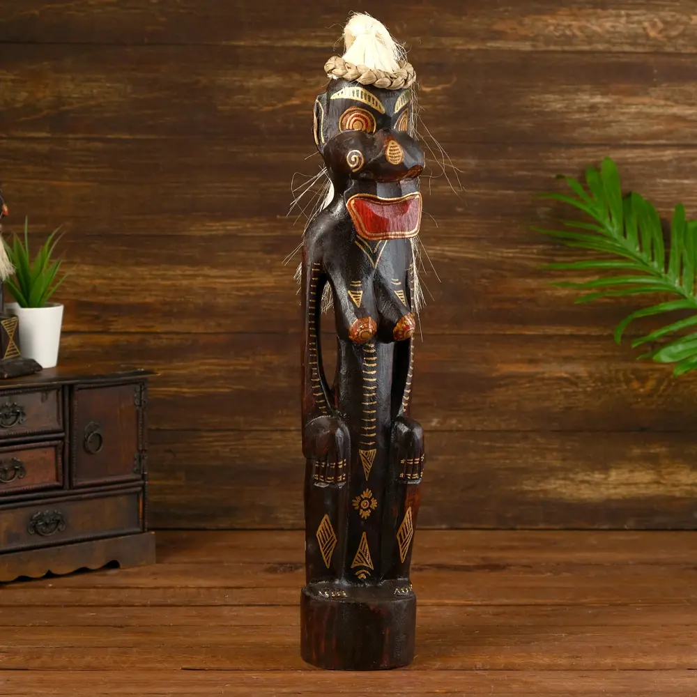 Фото Фигурка сувенирная Simaland "Абориген Дарма" 9x9x55 см Фото Фигурка сувенирная Simaland "Абориген Дарма" 9x9x55 см