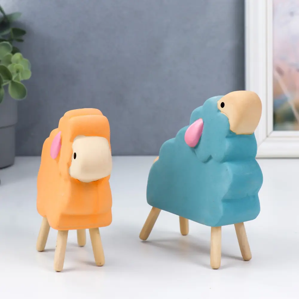 Фото 2 Фигурка сувенирная Simaland Барашки набор 2 шт. 10.8x3.6x11.3 см 11.5x3.7x10.2 см Фото 2 Фигурка сувенирная Simaland Барашки набор 2 шт. 10.8x3.6x11.3 см 11.5x3.7x10.2 см