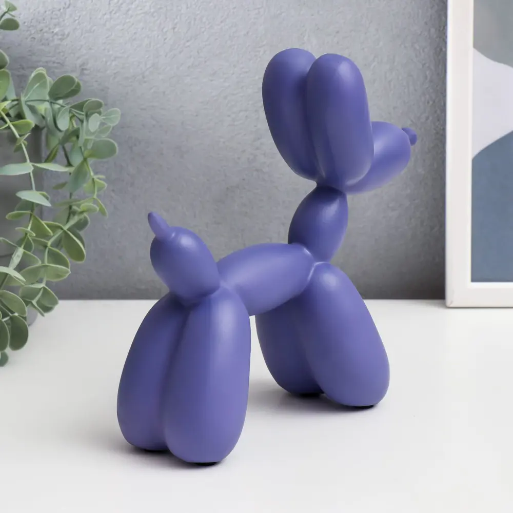 Фото 2 Фигурка сувенирная Simaland Воздушный шарик - собачка фиолетовый 19.5x7x18 см Фото 2 Фигурка сувенирная Simaland Воздушный шарик - собачка фиолетовый 19.5x7x18 см