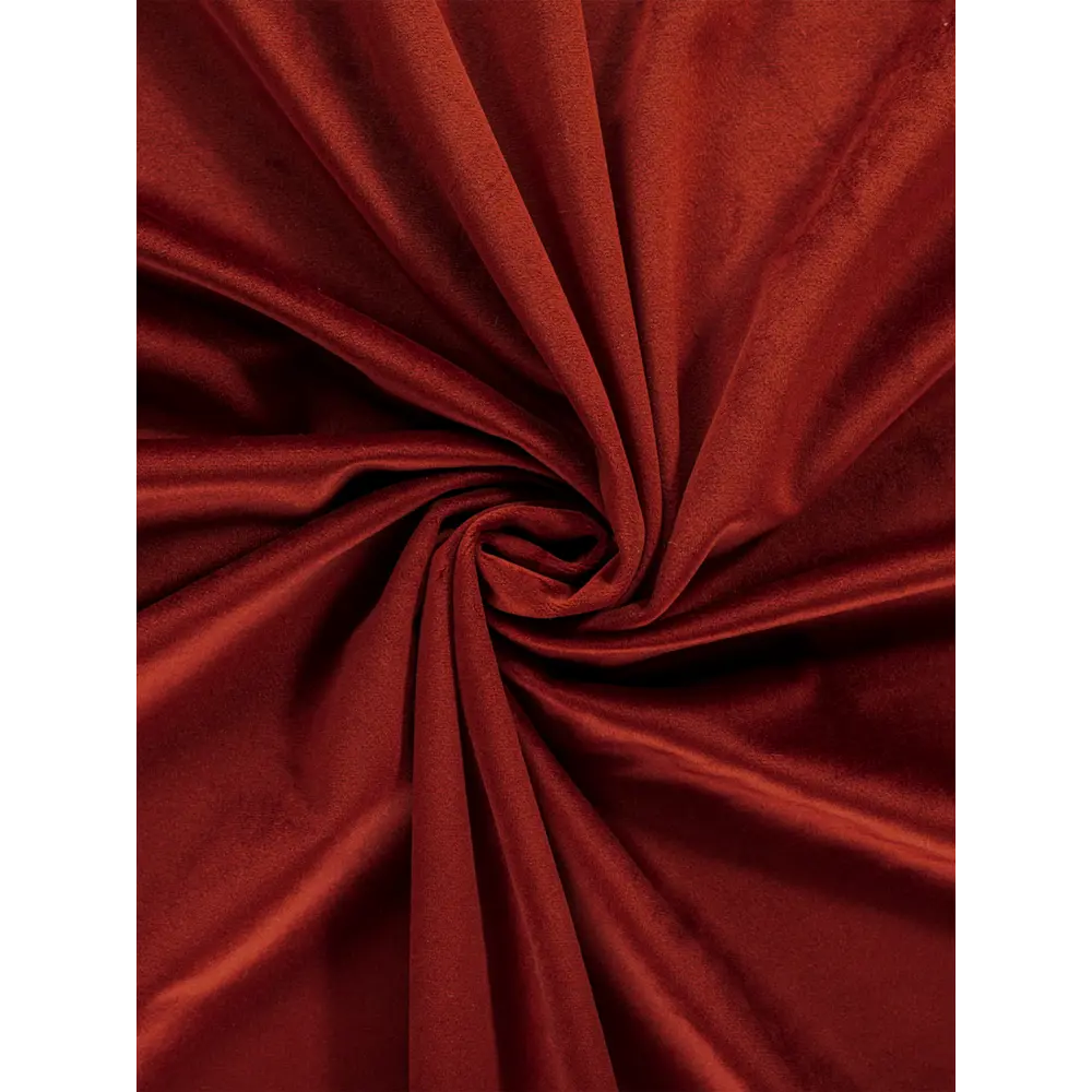 Фото 2 Портьера Бархат Domlegrand 180x275 см цвет рубиновый