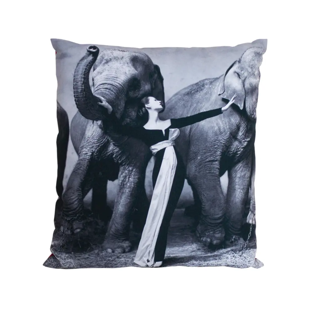 Фото 2 Декоративная подушка Басон Басон БД/01/13-337, 40x30 см, цвет чёрный/белый