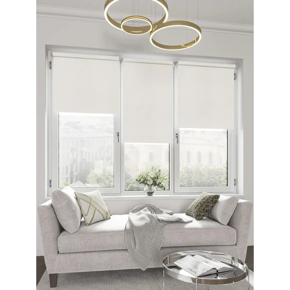 Фото Рулонная штора Domlegrand 175x57 см цвет белый Фото Рулонная штора Domlegrand 175x57 см цвет белый