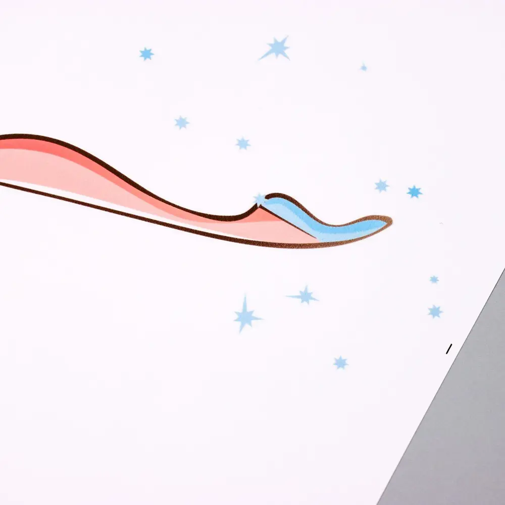 Фото 2 Наклейка интерьерная цветная "Изящная балерина" 58x60 см