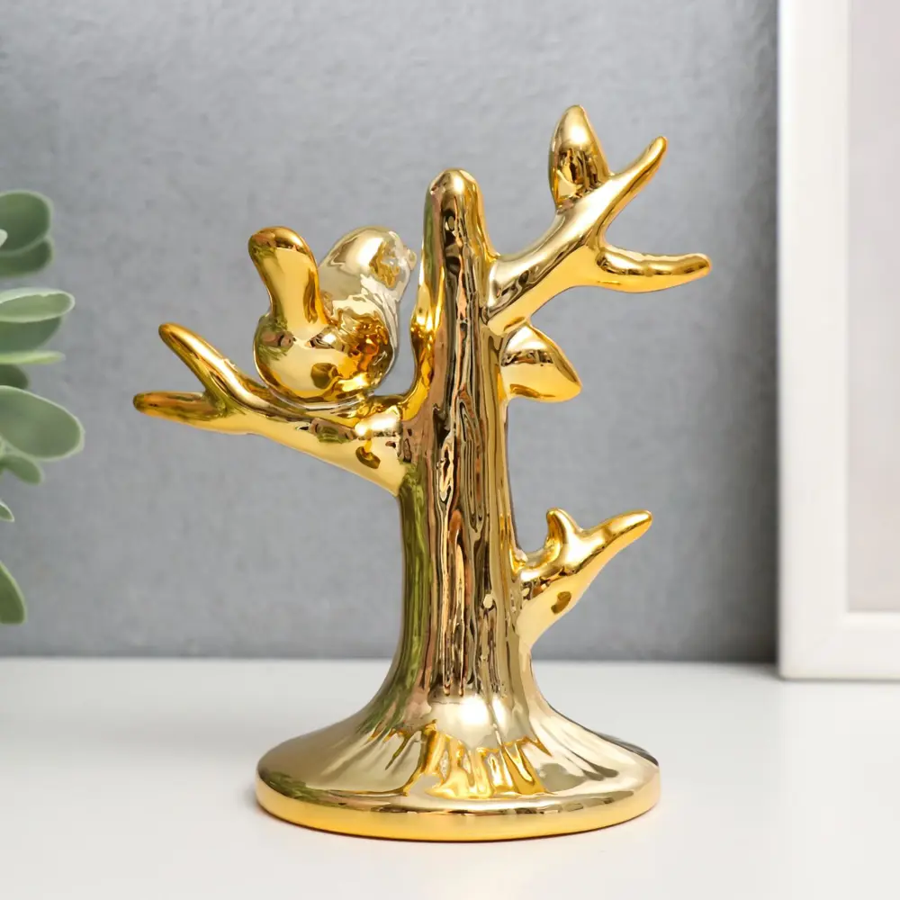 Фото 2 Сувенир Simaland "Птичка на золотом дереве" 13x7.5x7.5 см