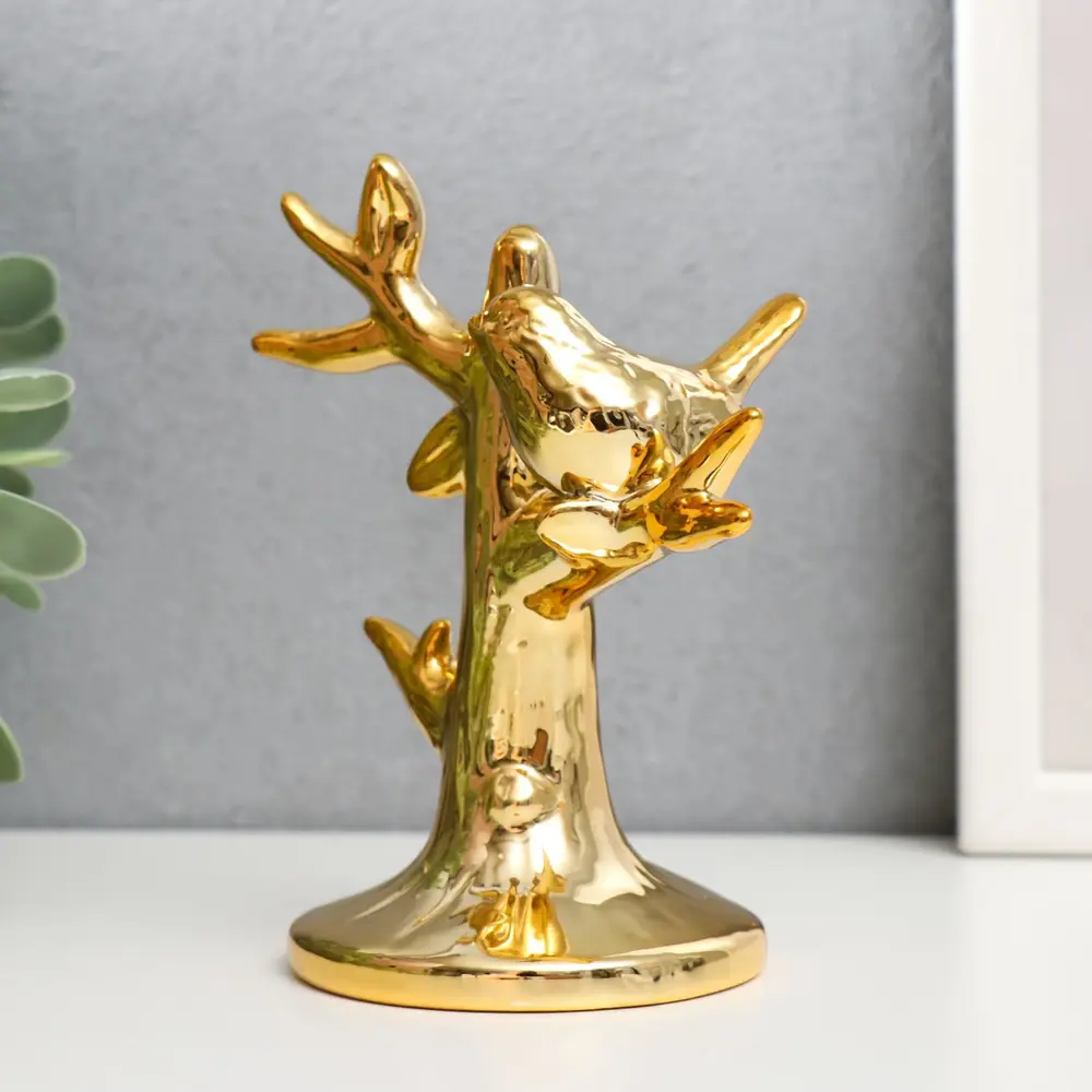 Фото 3 Сувенир Simaland "Птичка на золотом дереве" 13x7.5x7.5 см