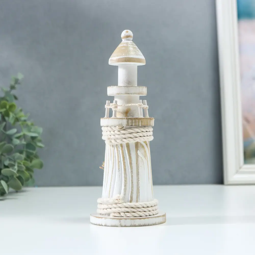 Фото 2 Сувенир Simaland "Маяк со штурвалом" 19x7x7 см Фото 2 Сувенир Simaland "Маяк со штурвалом" 19x7x7 см