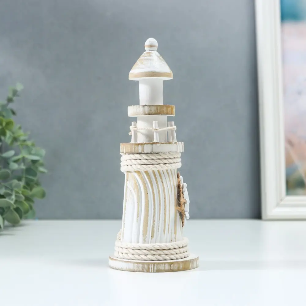 Фото 3 Сувенир Simaland "Маяк со штурвалом" 19x7x7 см Фото 3 Сувенир Simaland "Маяк со штурвалом" 19x7x7 см