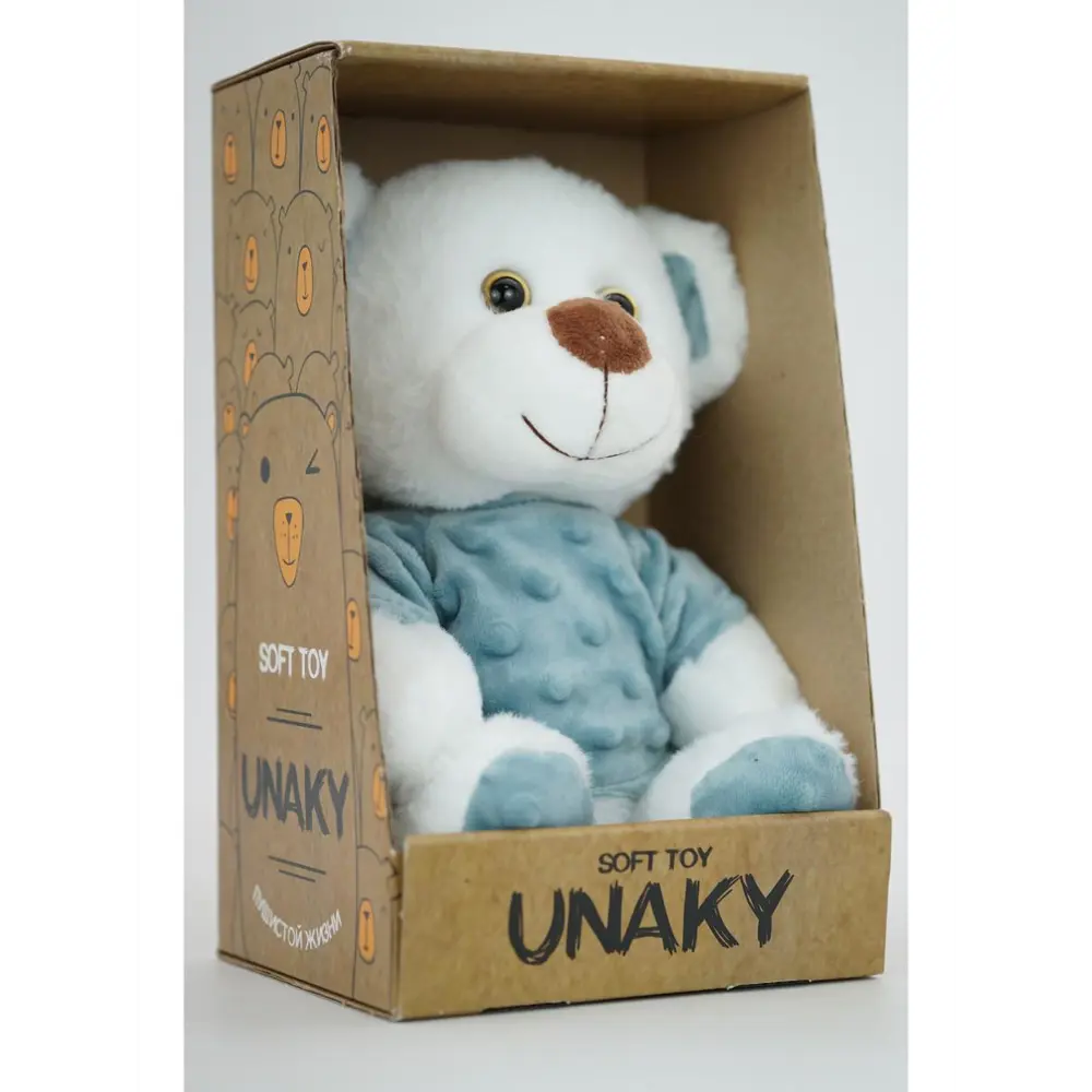 Фото Мягкая игрушка Unaky Медвежонок Ромул, младший, 20/25 см, 8103B20K, в маленькой подарочной коробке Фото Мягкая игрушка Unaky Медвежонок Ромул, младший, 20/25 см, 8103B20K, в маленькой подарочной коробке