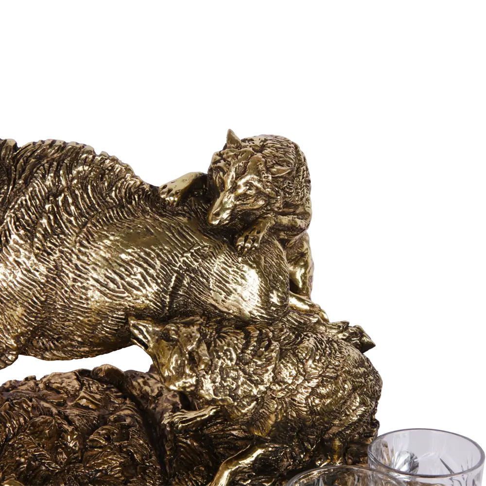 Фото 6 Питейный набор Bogacho Кабан бронзовый ручная работа