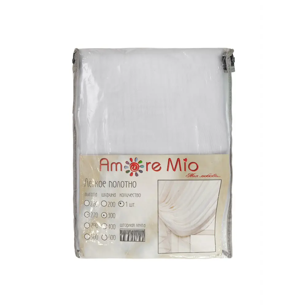 Фото 5 Штора Тюль Amore Mio RR Lima-06 Сетка Classic 3.0x2.7 1 шт цвет белый Фото 5 Штора Тюль Amore Mio RR Lima-06 Сетка Classic 3.0x2.7 1 шт цвет белый