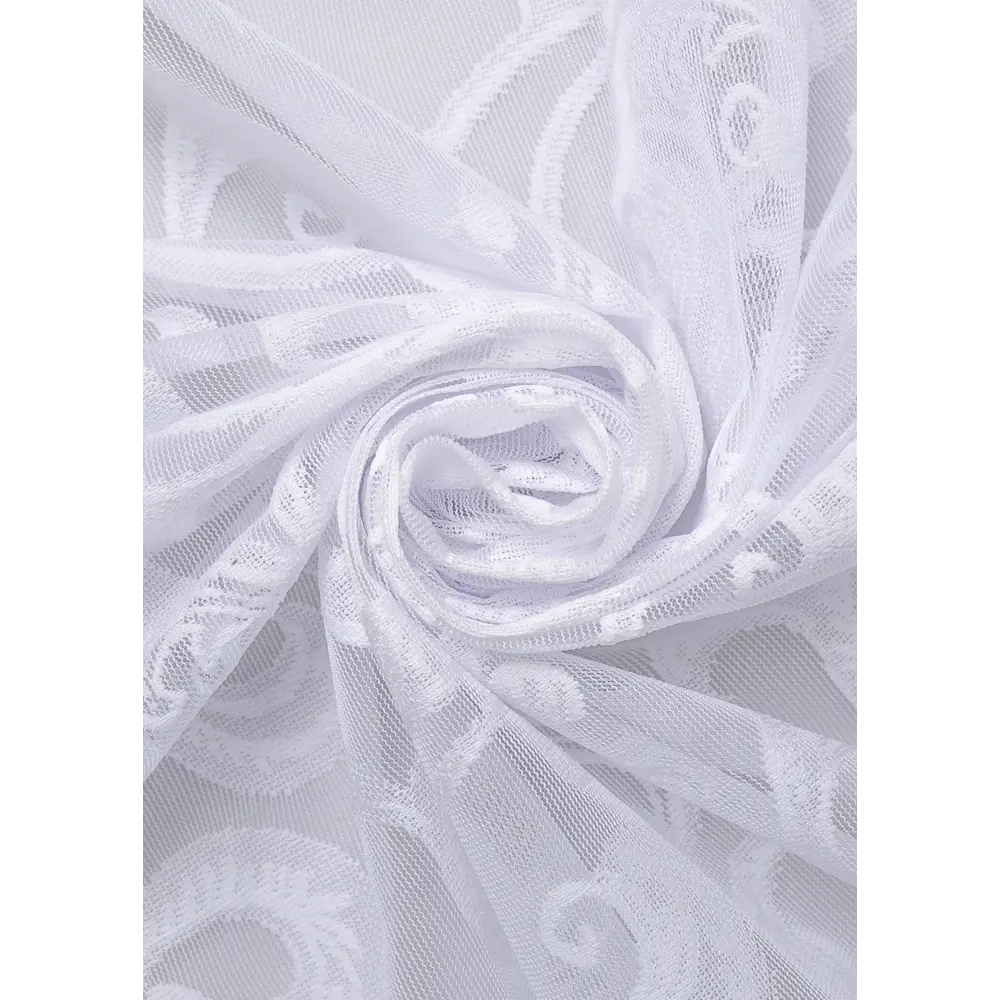 Фото 4 Штора Amore mio RR H 4014 28517 на шторной ленте 270x300 см цвет белый