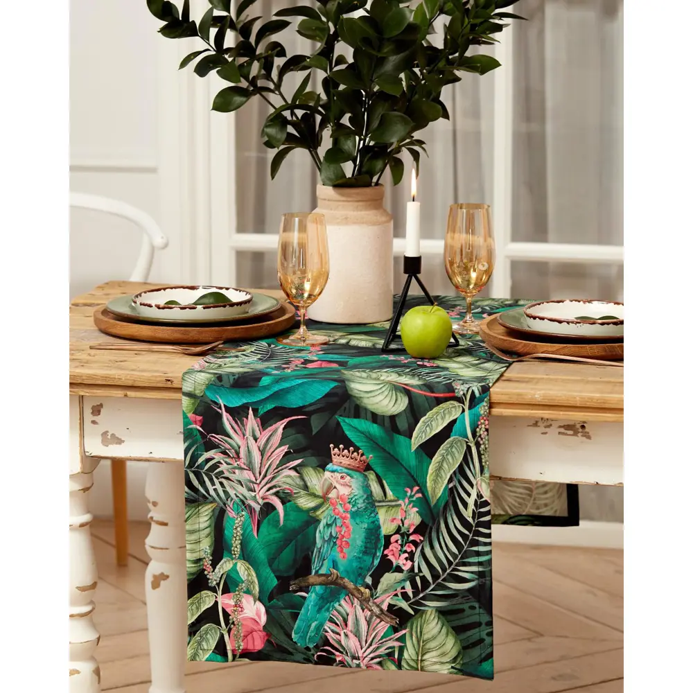 Фото 3 Скатерть на стол Этель 5423058, прямоугольная, 40x146, цвет разноцветный Фото 3 Скатерть на стол Этель 5423058, прямоугольная, 40x146, цвет разноцветный