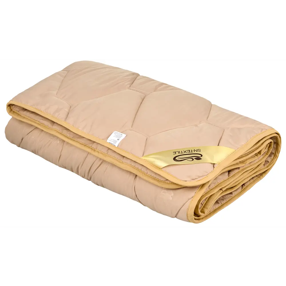 Фото Одеяло Sn textile из верблюжьего пуха 1.5 спальное Микрофибра-Верблюд 140x205 всесезонное Фото Одеяло Sn textile из верблюжьего пуха 1.5 спальное Микрофибра-Верблюд 140x205 всесезонное