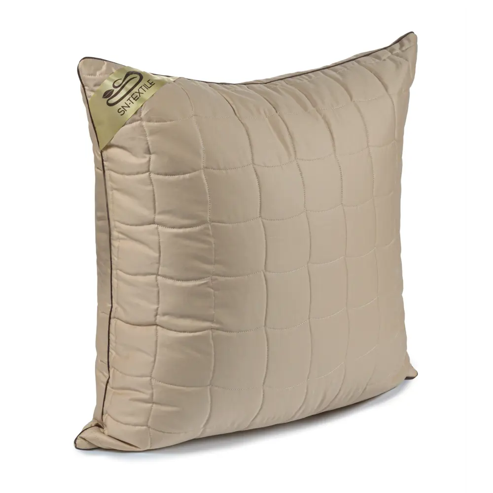 Фото Подушка SN Textile из верблюжьего пуха сатин Гоби 70x70 см Фото Подушка SN Textile из верблюжьего пуха сатин Гоби 70x70 см