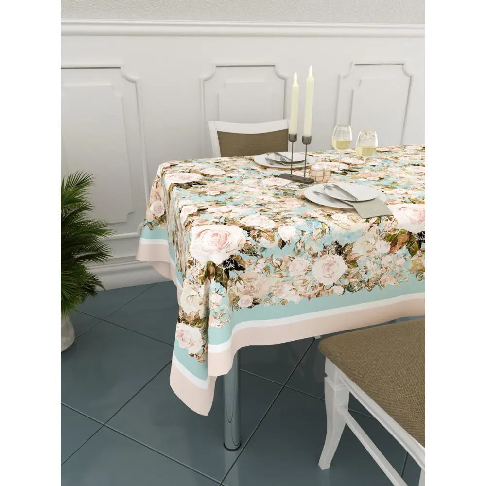 Фото Скатерть Homepick габардин 145x180 см прямоугольная 02/2178 Фото Скатерть Homepick габардин 145x180 см прямоугольная 02/2178