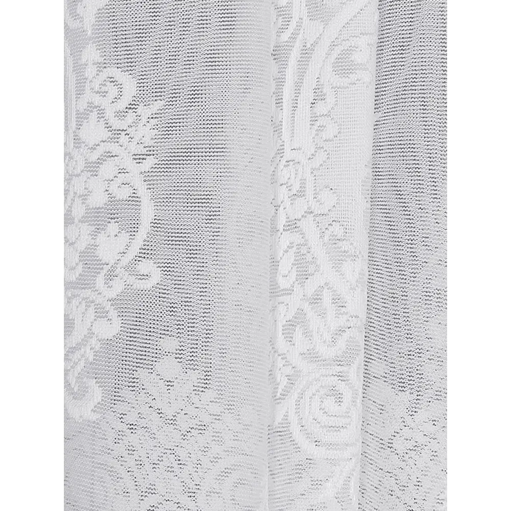 Фото 3 Тюль на шторной ленте Камея 300x270 см цвет белый