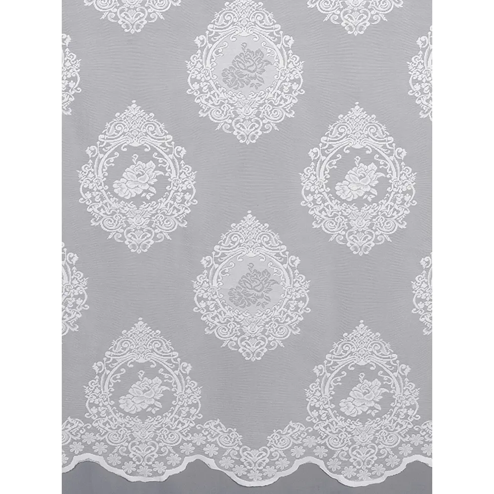 Фото 2 Тюль на шторной ленте Камея 300x270 см цвет белый