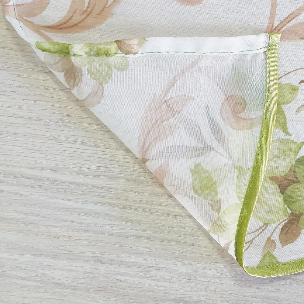 Фото 5 Комплект штор на шторной ленте для кухни Witerra Иллюзия 300x150 см цвет зеленый Фото 5 Комплект штор на шторной ленте для кухни Witerra Иллюзия 300x150 см цвет зеленый