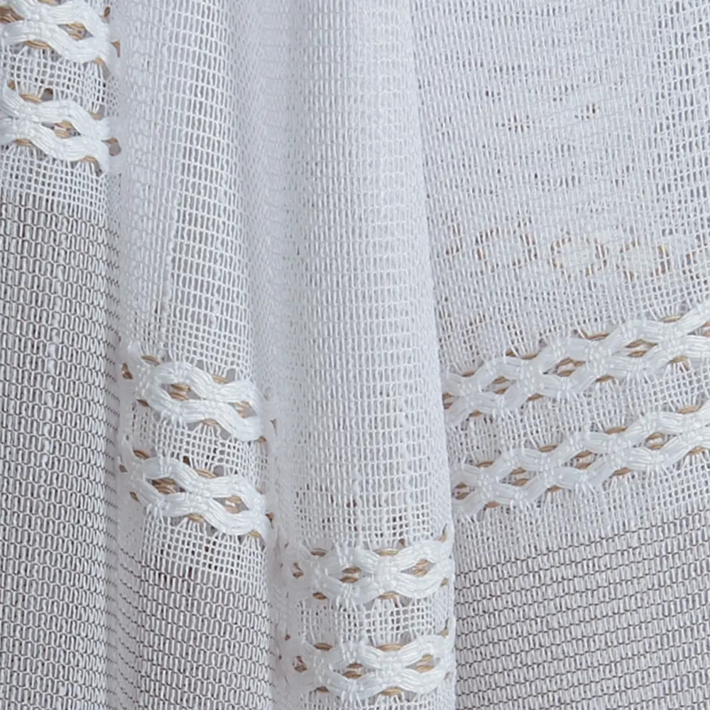 Фото 2 Тюль на шторной ленте Бегес 400x270 см цвет белый Фото 2 Тюль на шторной ленте Бегес 400x270 см цвет белый