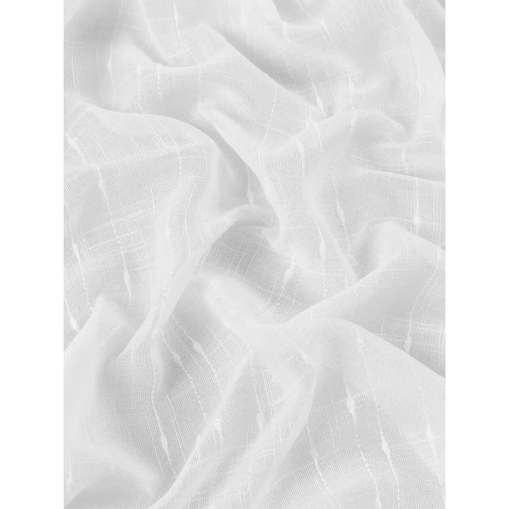 Фото Тюль на шторной ленте для кухни Кристаллон 300x270 см цвет белый Фото Тюль на шторной ленте для кухни Кристаллон 300x270 см цвет белый